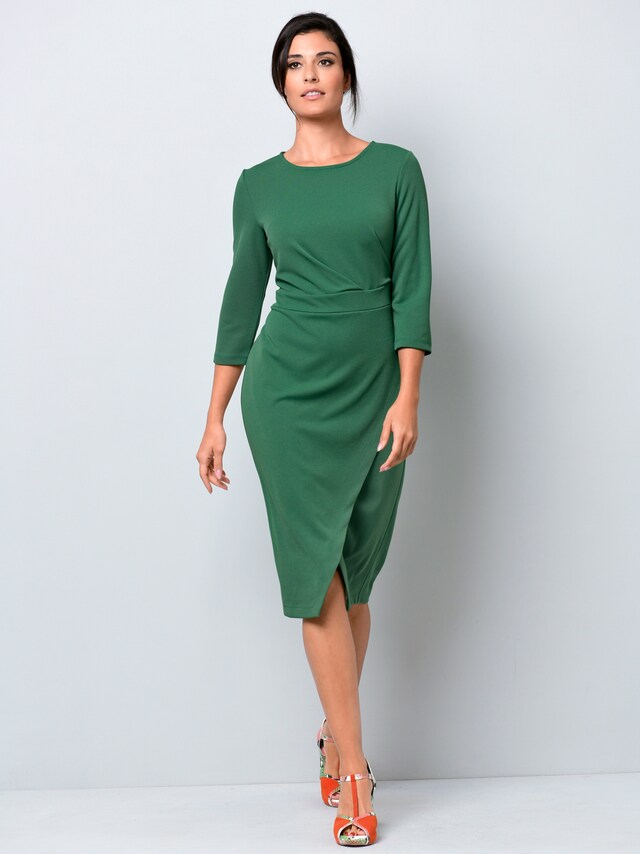 Jerseykleid mit Gehschlitz 2