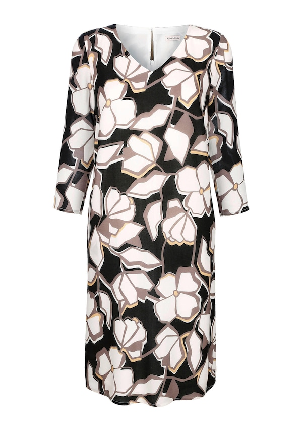 Kleid mit stRückendem V-Ausschnitt 4