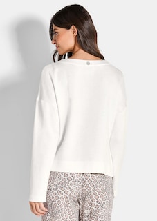 Sweatshirt in edlem Feinstrick thumbnail 2