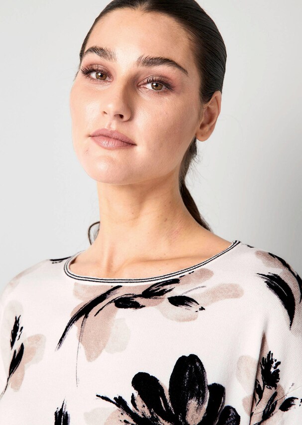 Pullover mit floralem Print 4