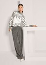 Jacquard-Pullover mit floralem Muster thumbnail 4