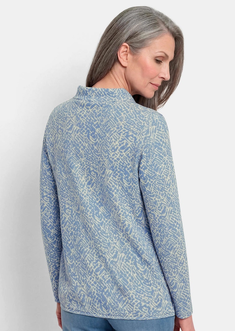 Sweatshirt aus flauschigem Jersey