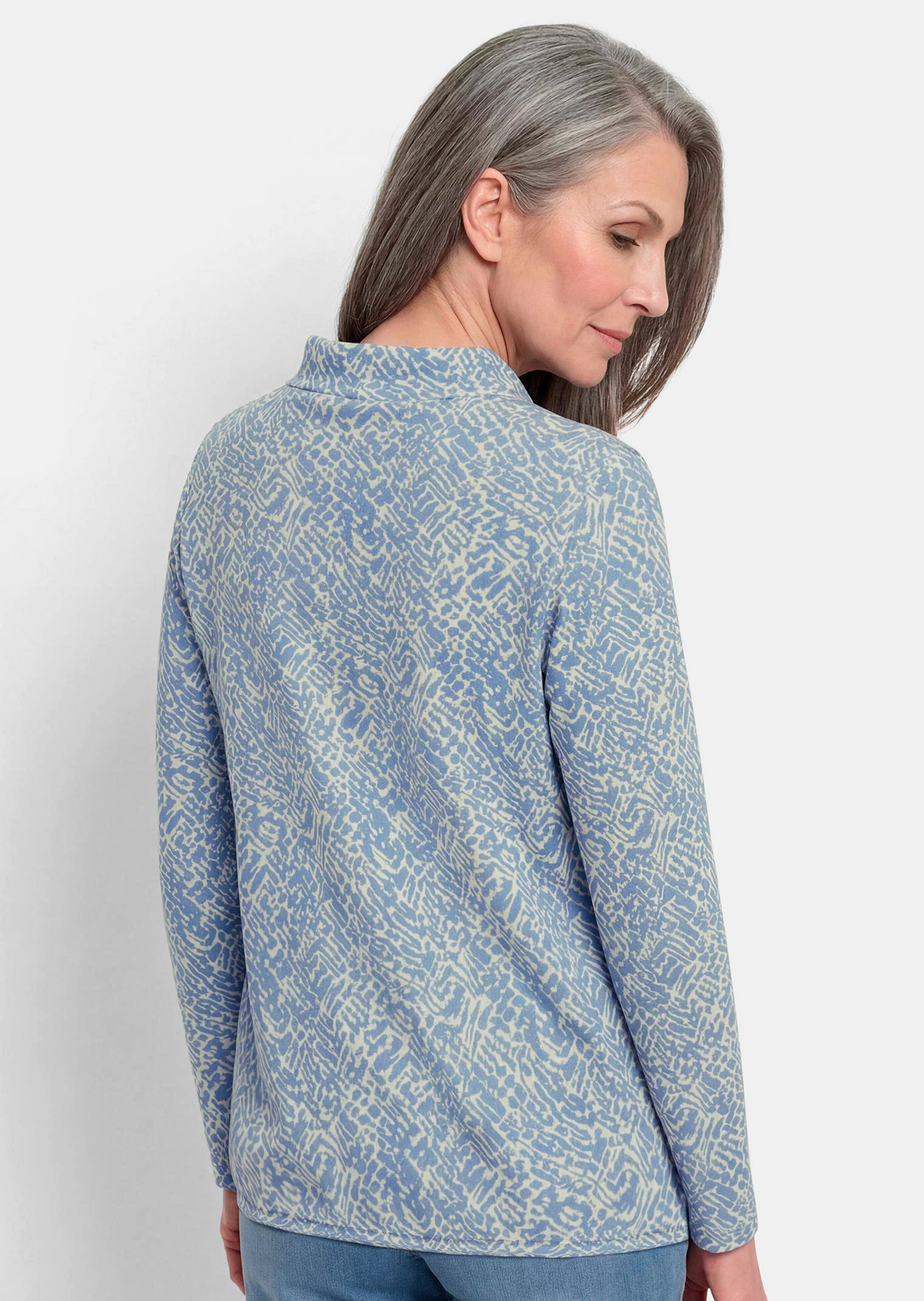Sweatshirt aus flauschigem Jersey