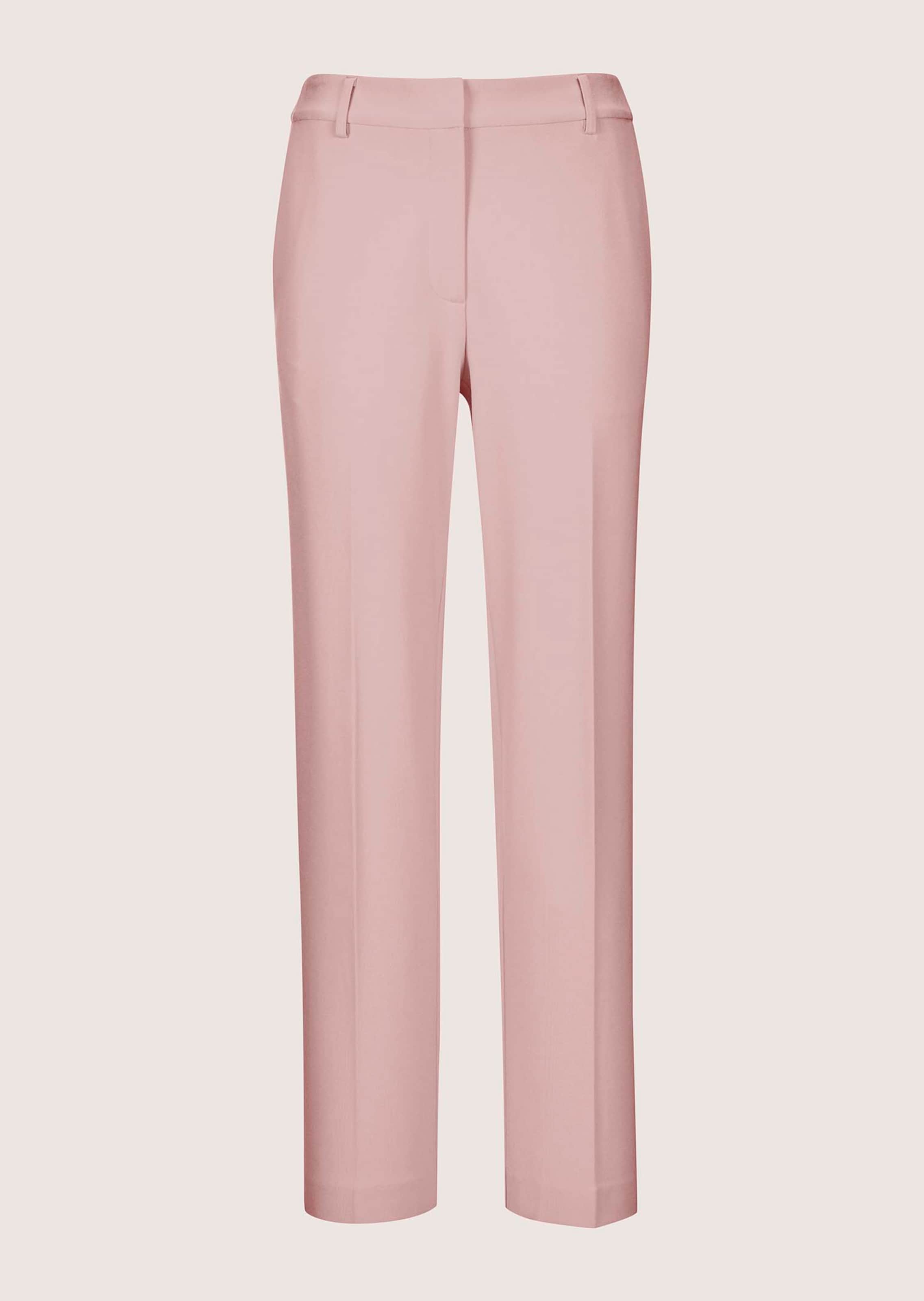 Pantalon en jersey longueur chevilles, avec plis marqués