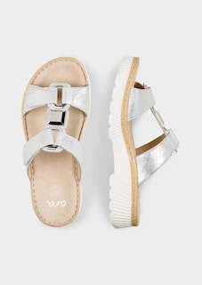 Feminine Pantoletten mit Klettverschlussriemen thumbnail 2