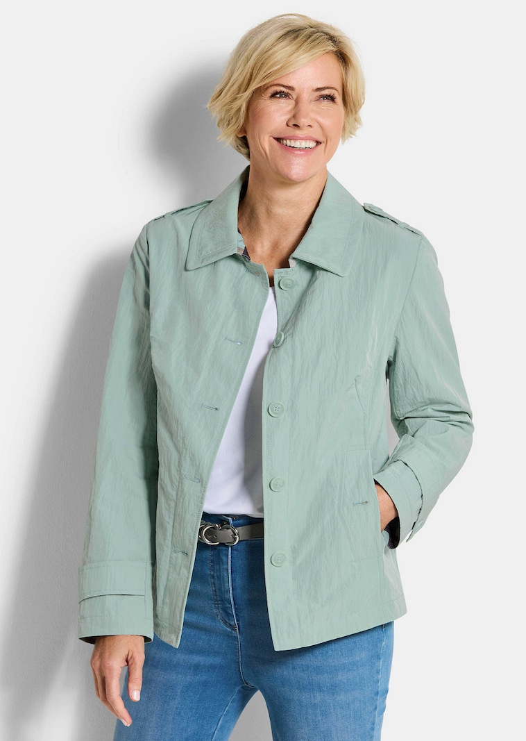 Veste trench, aspect froissé