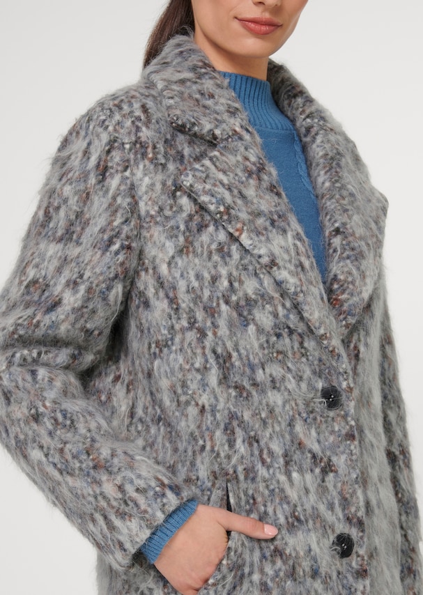 Mantel in haariger Qualität 4