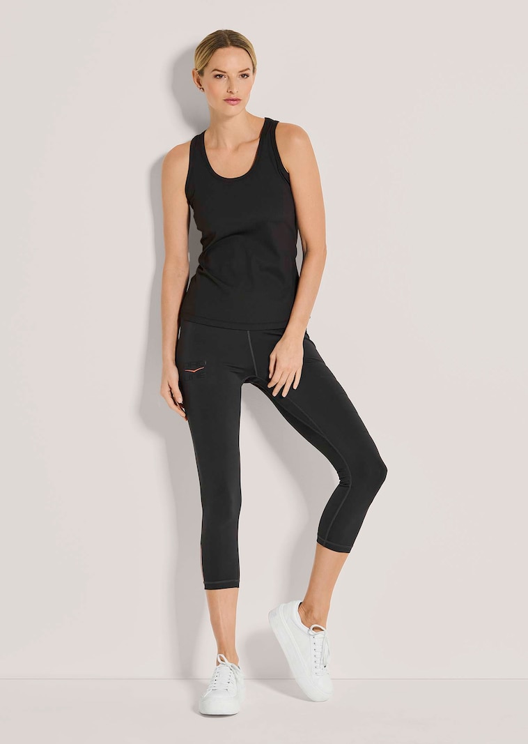 Basic Tanktop aus Rippmaterial