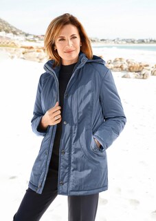 Jacke mit Kapuze in dezenter Crashstruktur thumbnail 7