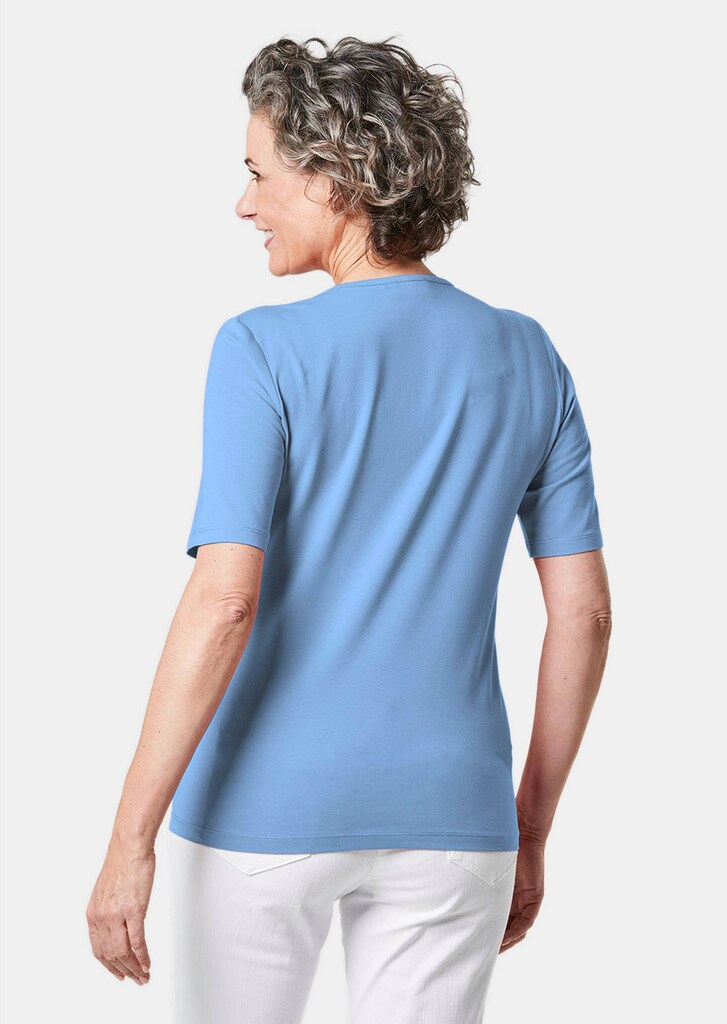 Basic T-Shirt aus reiner Baumwolle