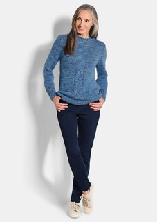 Tricot pullover met kabelpatroon thumbnail 2