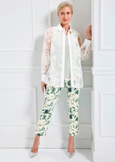 Pantalon ajusté LOUISA en jersey scuba thumbnail 7