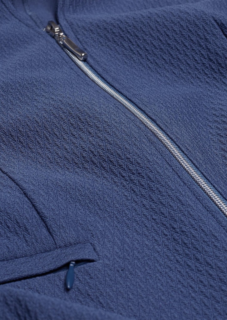 Confortable blazer en jersey structuré