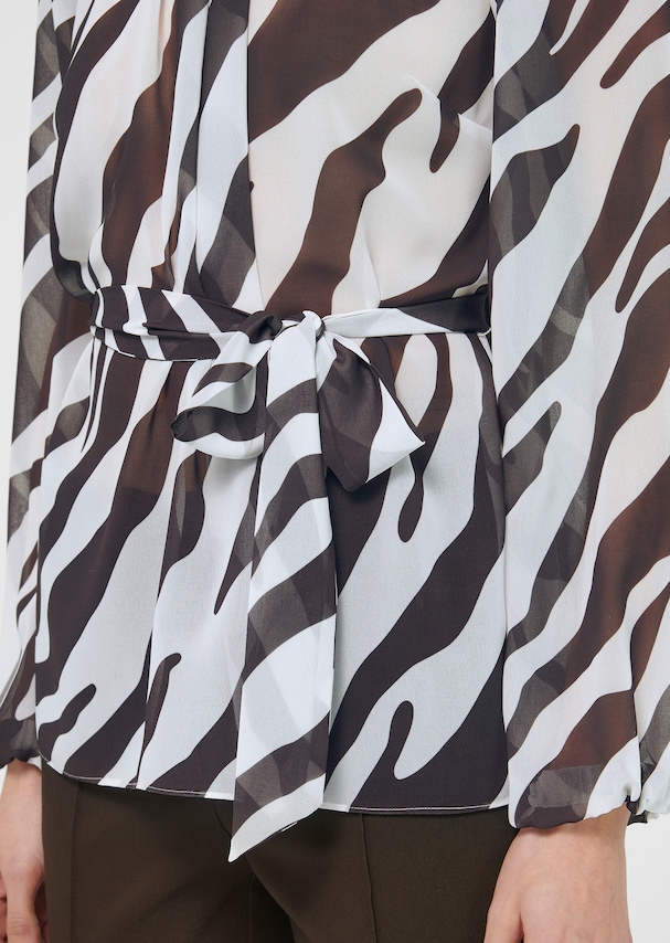 Tunika mit Zebra-Print 4