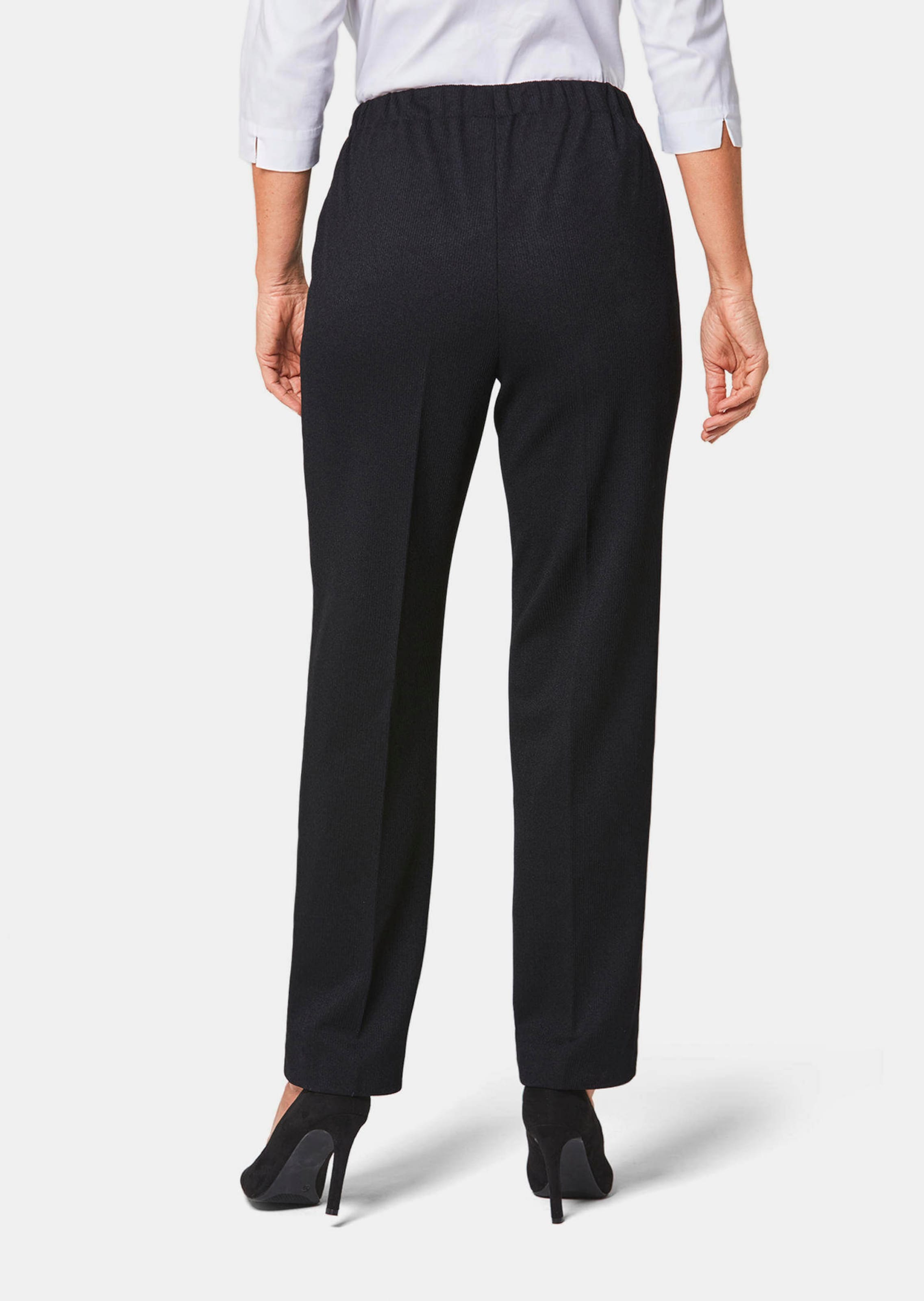 Pantalon à côtes - noir - Gr. 48 de Goldner Fashion
