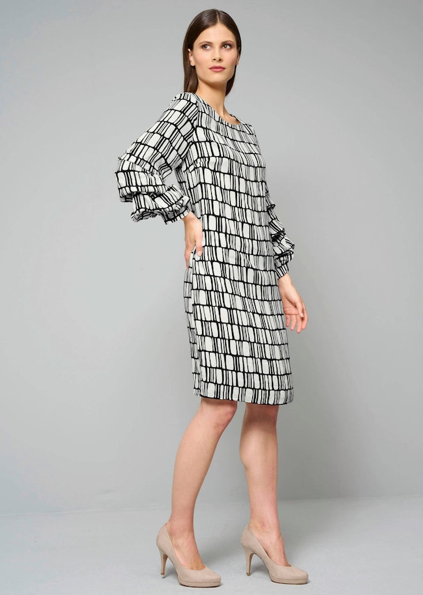 Kleid mit gerafften Ärmeln 3