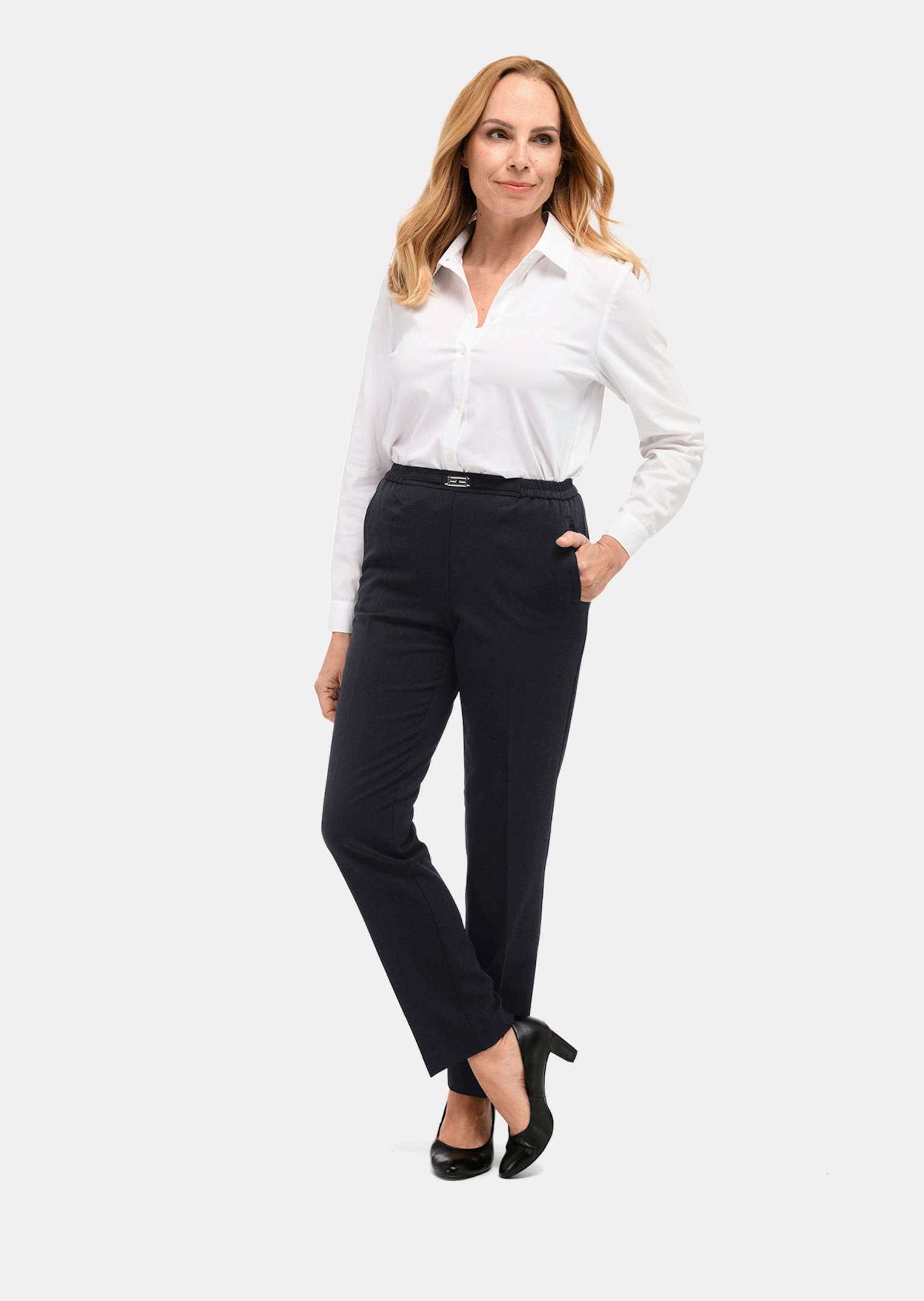 Elégant pantalon MARTHA en Professlan - noir - Gr. 23 de Goldner Fashion