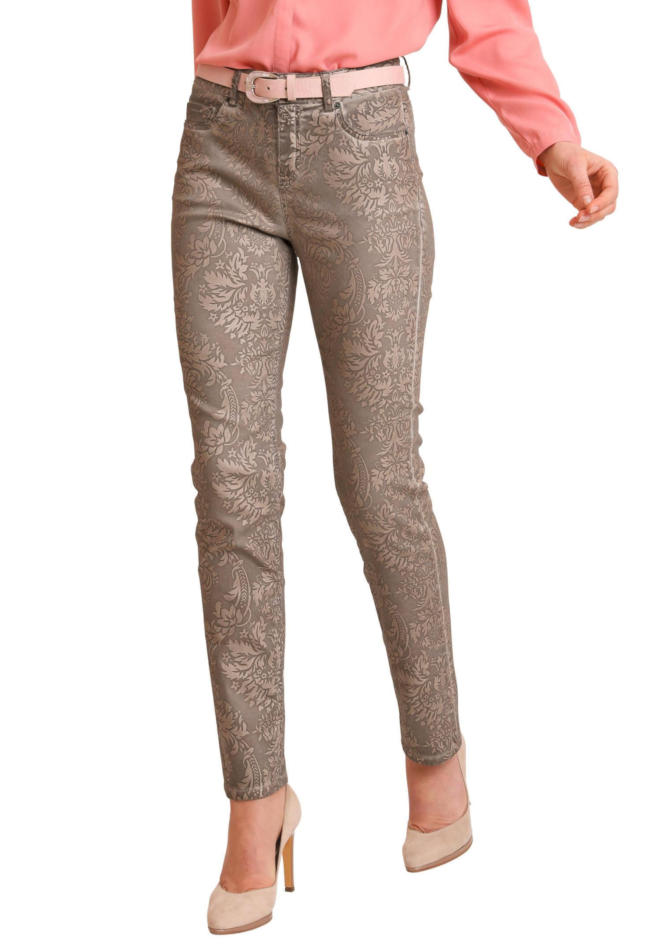 Bequeme Baumwollhose in mattem Glanz