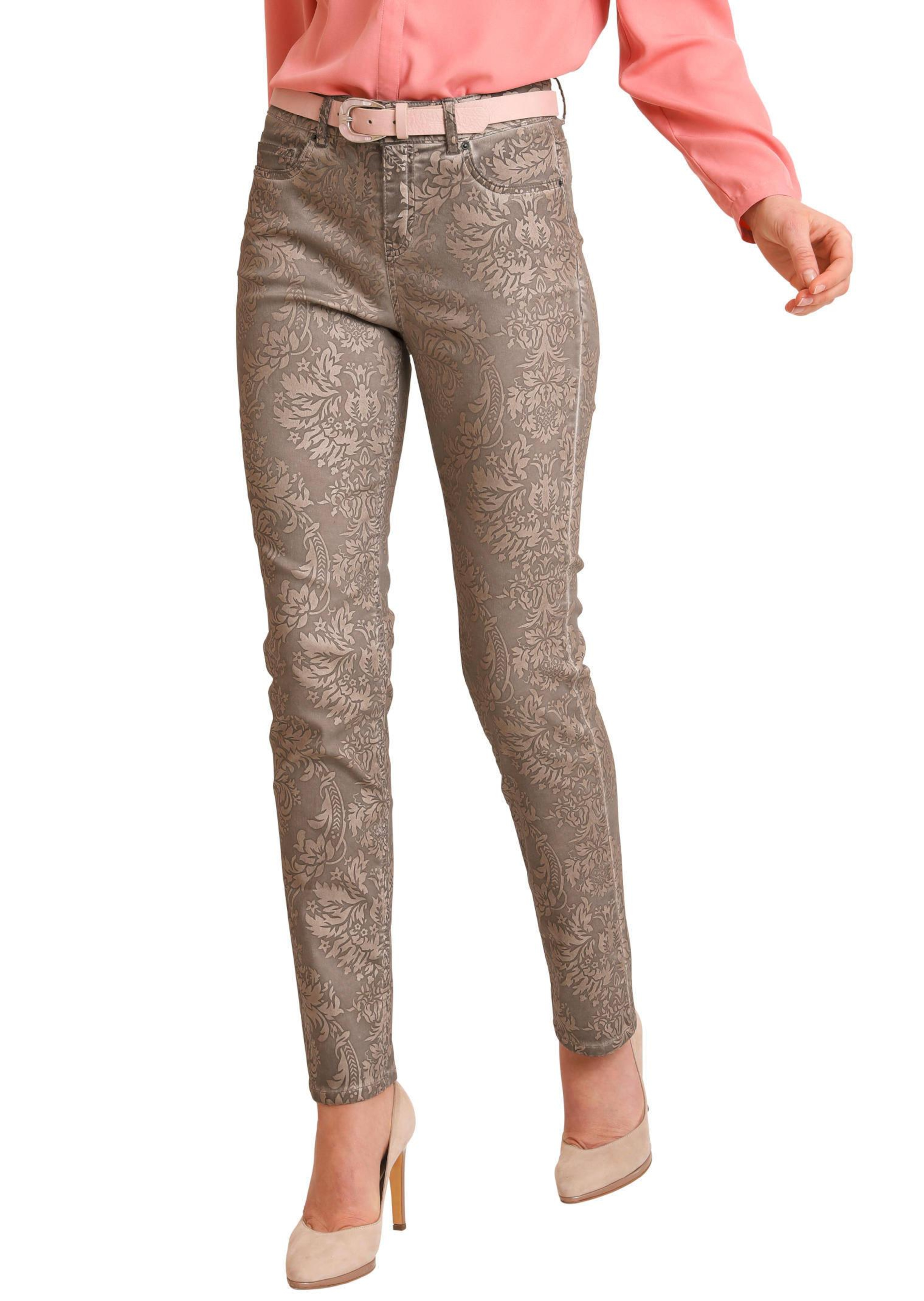 Bequeme Baumwollhose in mattem Glanz