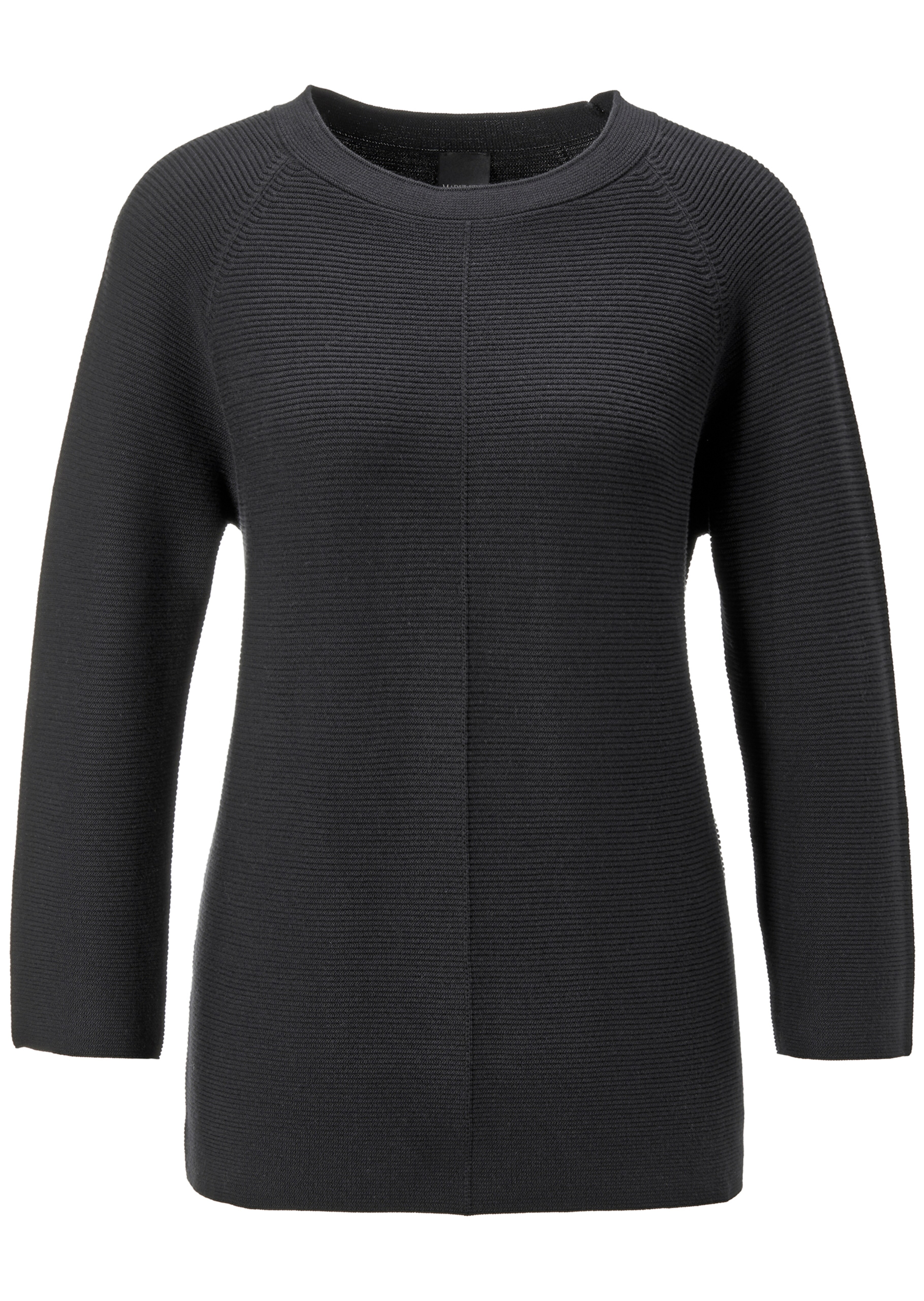 Pima Cotton Pullover mit U-Bootausschnitt