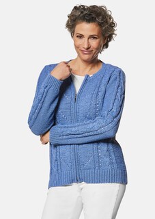 Cardigan à fil ruban et détails mode thumbnail 1