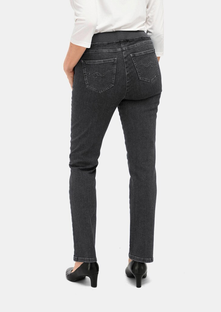 Jeans LOUISA met elastische jersey tailleband 2