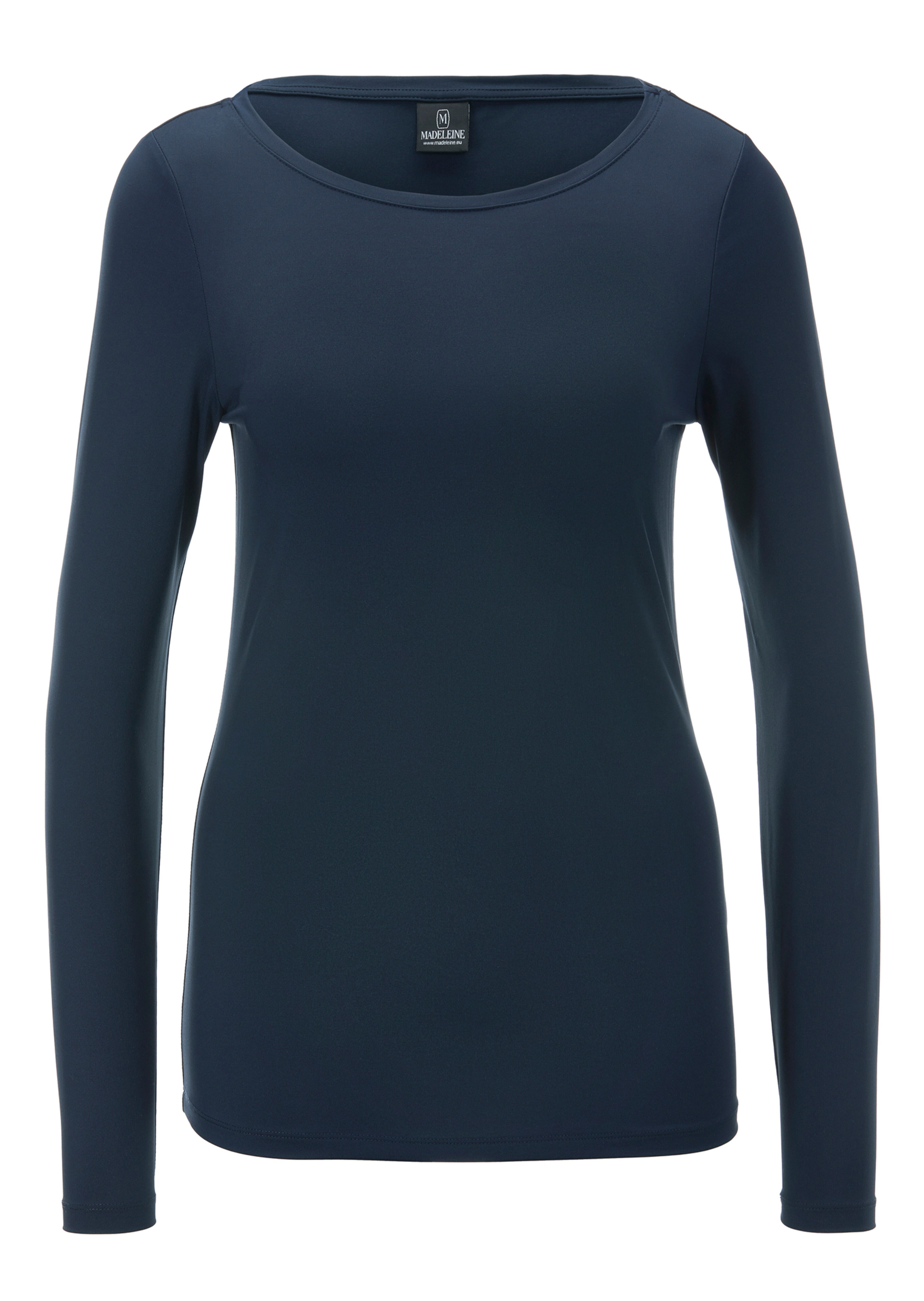 Shirt mit U-Boot-Ausschnitt