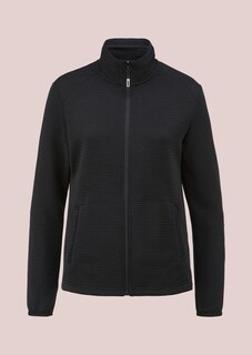 Leichte Freizeitjacke in Querrippenstruktur thumbnail 4