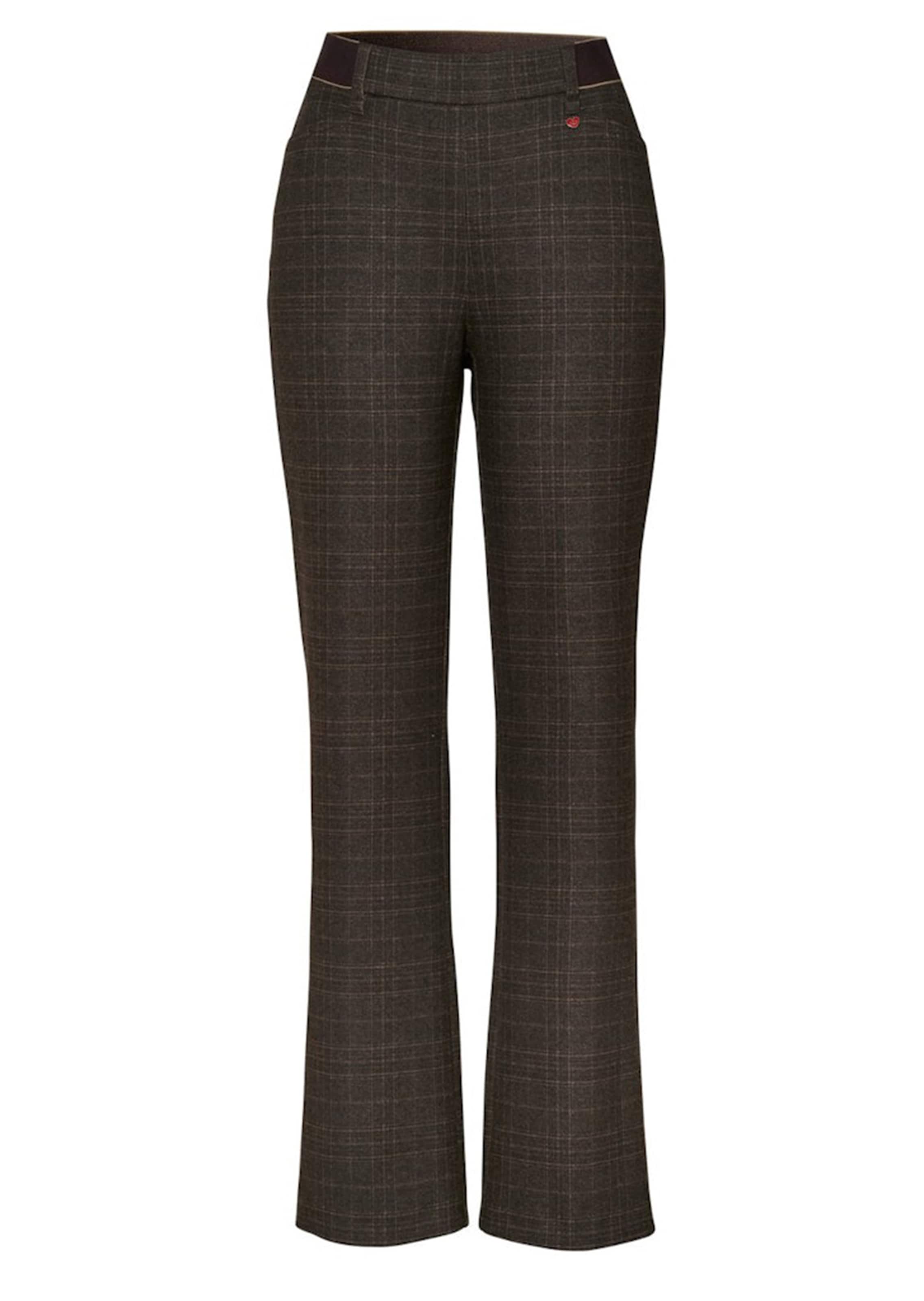 Pantalon en jersey « Alice New Flared » à carreaux