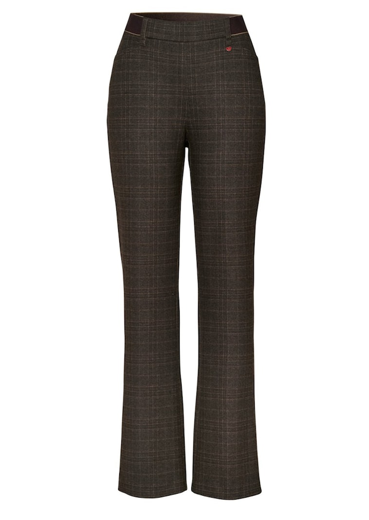 Jerseyhose "Alice New Flared" mit Karomuster