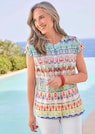 Casual blouse met print thumbnail 7