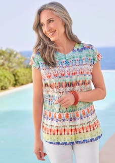 Casual blouse met print thumbnail 7