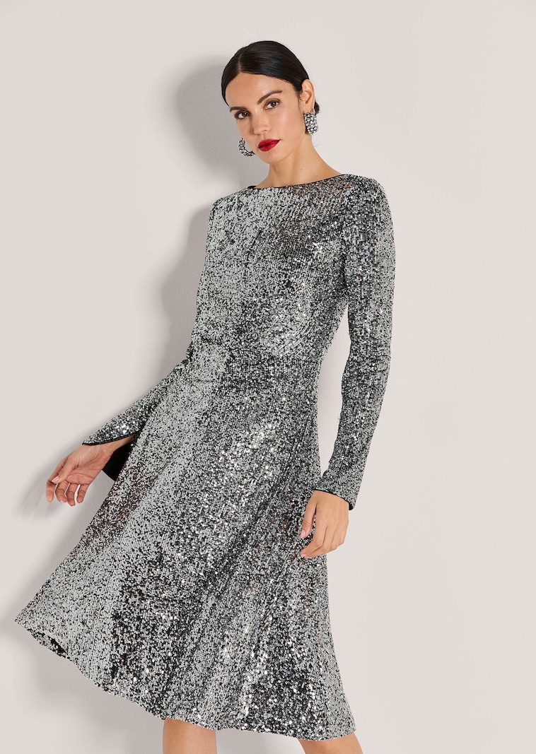 Cocktailkleid mit Pailletten
