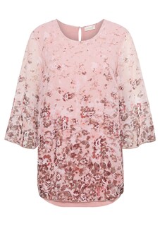 Chiffonbluse mit farbbrillantem Druck thumbnail 2