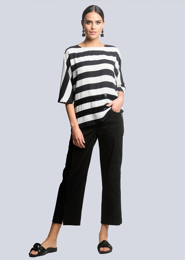 Bluse mit Paillettenbesatz 2