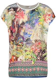 Ausdrucksvolles Blusenshirt im Materialmix thumbnail 2