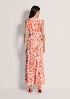 Ärmelloses Kleid mit Unikat-Print thumbnail 3