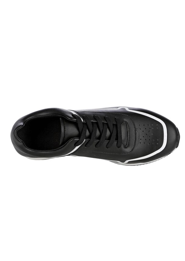 Sneaker mit einperforierten Markeninitialien 1