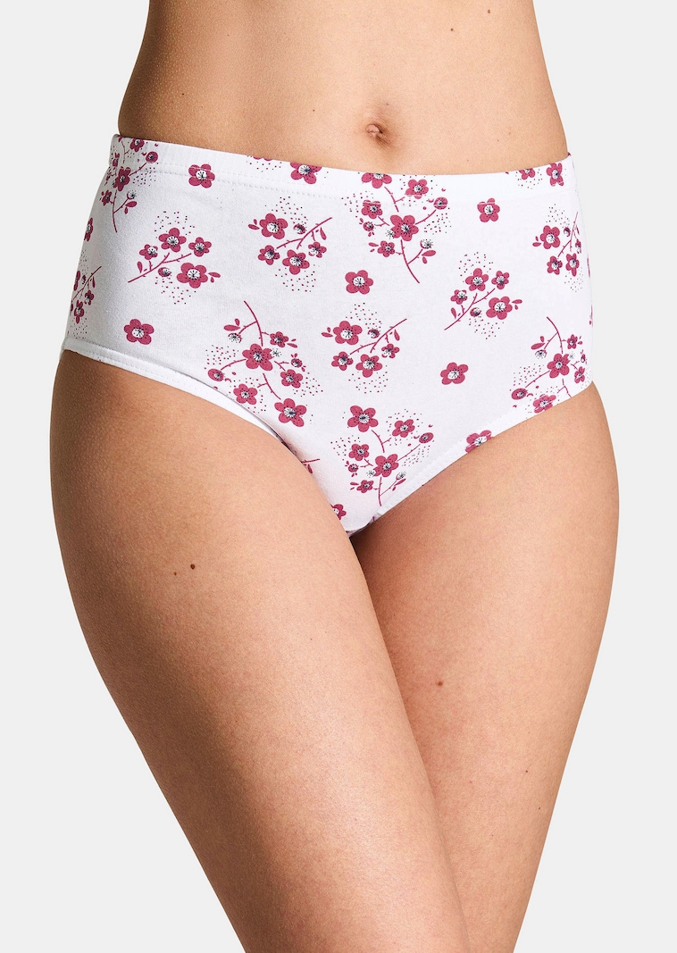 Baumwoll-Taillenslip im Mehrfachpack