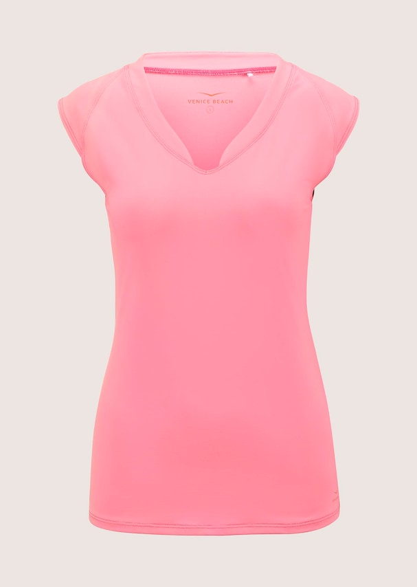 Feminines Funktionsshirt mit V-Ausschnitt 5