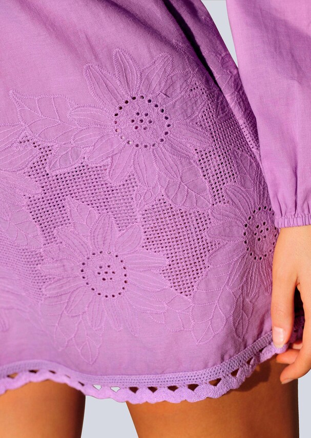 Tunika mit floraler Stickerei 2