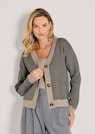 Strickjacke mit Jacquard-Muster thumbnail 1