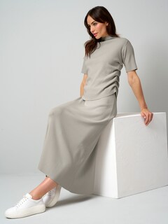 Strickshirt mit seitlicher Raffung thumbnail 4