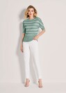 Ringelpullover mit Halbarm und breitem Bund thumbnail 2