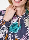 Gedessineerde blouse met smokdetails thumbnail 5