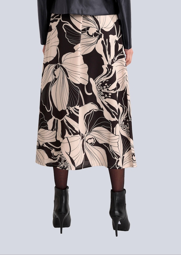 Rock mit femininem Blütenprint 2