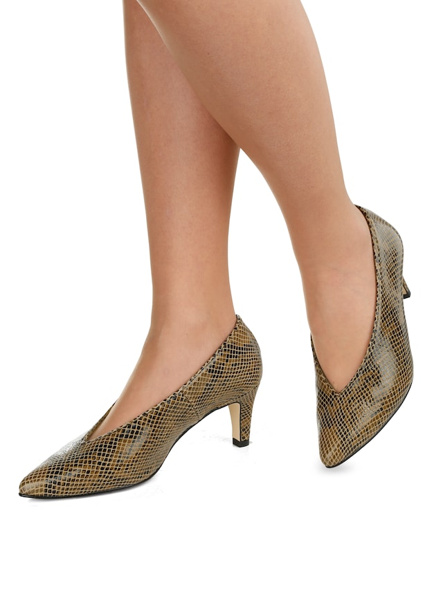 Pumps mit modische Prägung 1