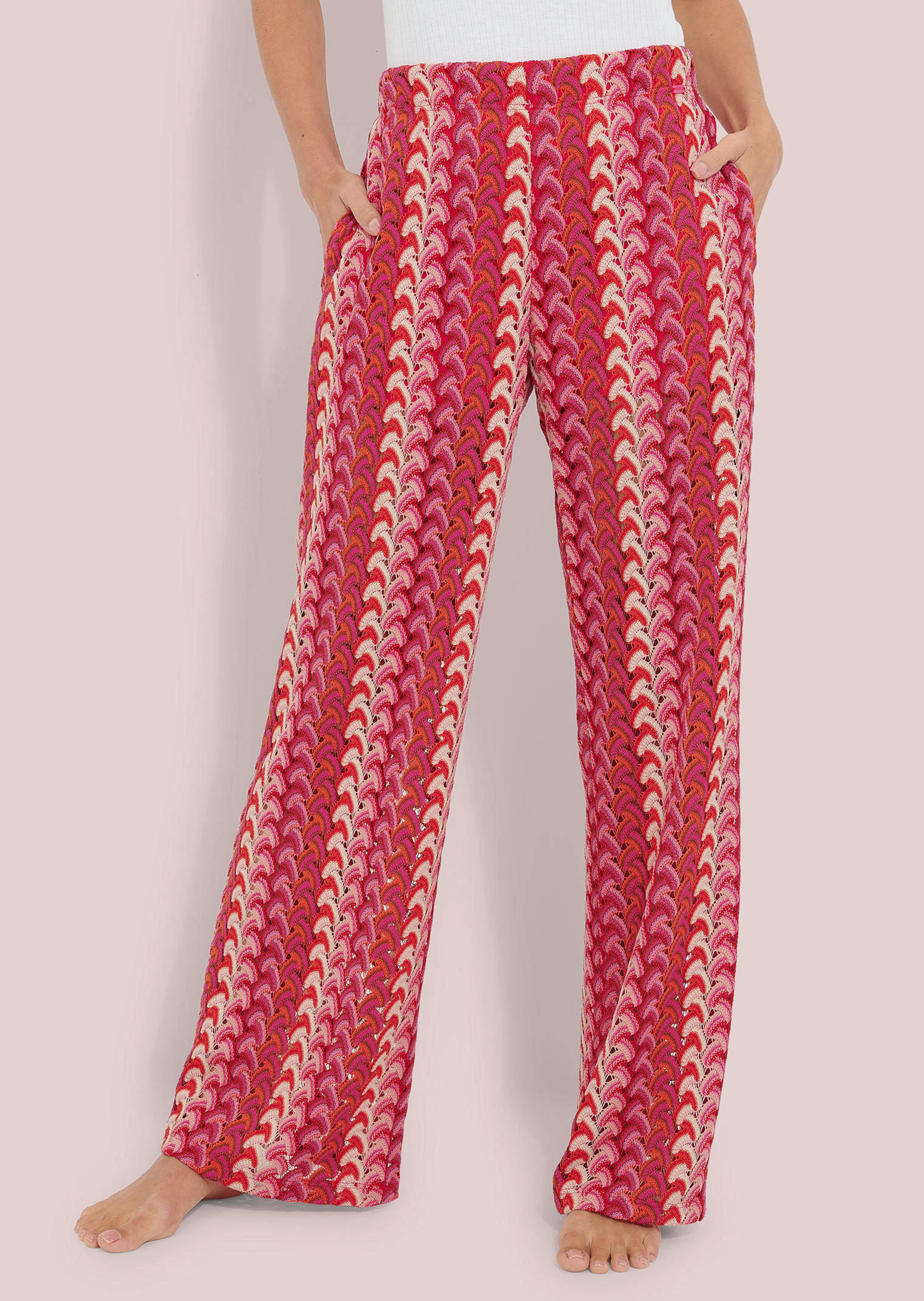 Freizeithose in Häkeloptik