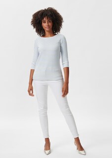 Striped shirt with 3/4 sleeves thumbnail 2