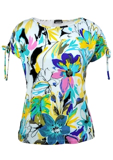 Jersey shirt met aangerimpelde schouders thumbnail 6